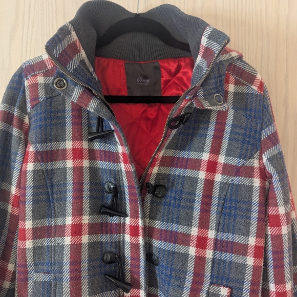 Warm Wool Blend Winter Jacket - Picture 2 of 2